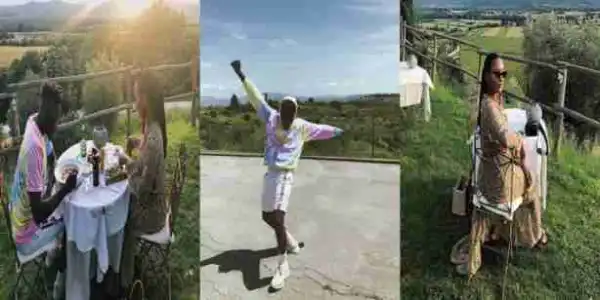 Lovely Photos Of Mr Eazi And Temi Otedola’s Romantic Holiday In Italy